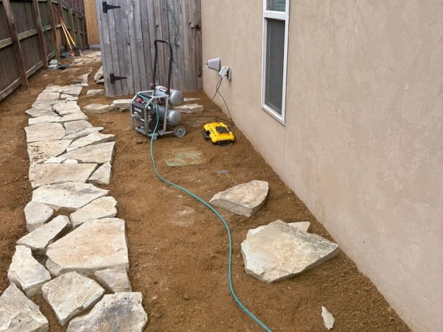 French Drain Tulsa 020326 Outside 025