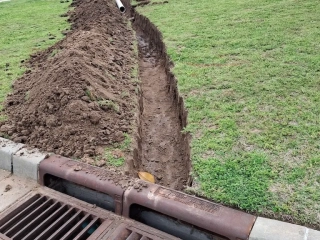 French Drain Tulsa 060