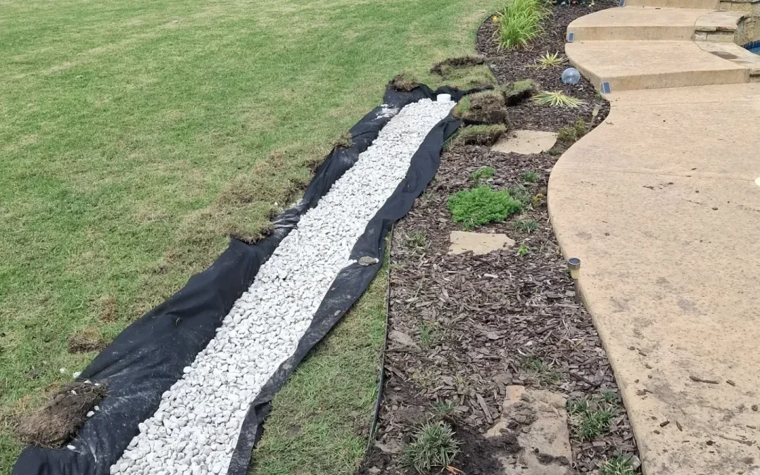 Tulsa French Drain | trusting the process of Outside Inc.