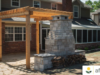 French Drains Tulsa Project South Tulsa Pergola Fireplace 01 French Drains Tulsa Project South Tulsa Pergola Fireplace 01