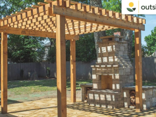 French Drains Tulsa Project South Tulsa Pergola Fireplace 03 French Drains Tulsa Project South Tulsa Pergola Fireplace 03