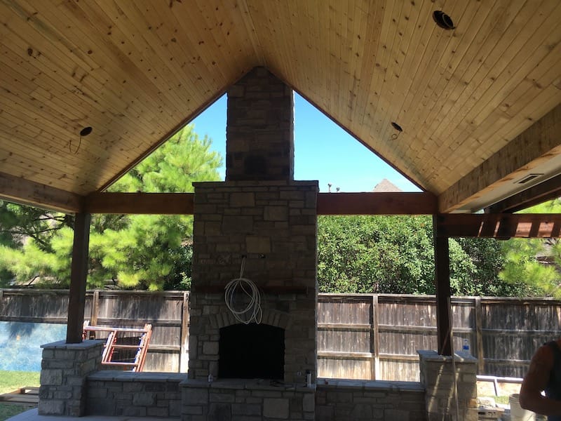 French Drains Tulsa Services Outdoor Fireplace