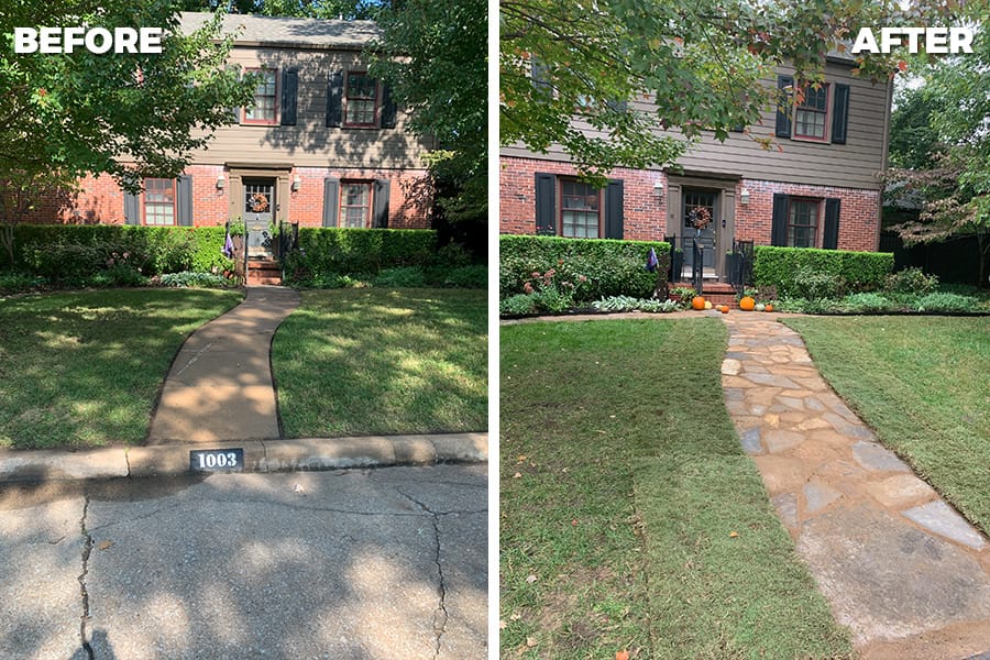 Tulsa Path Before After 1