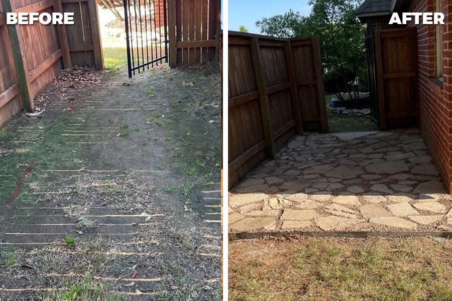 Tulsa Patio Before After 1
